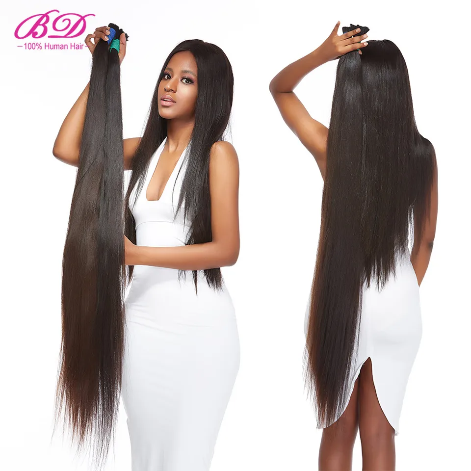 30 Inches Long Human Hair Weave Bundles Straight Raw Hair 32 34 36