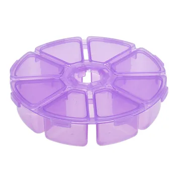 

8Grids Plastic Container Box Desktop Storage Box Adjustable Compartment Jewelry Earring Bead Screw Holder Case Display #LR1