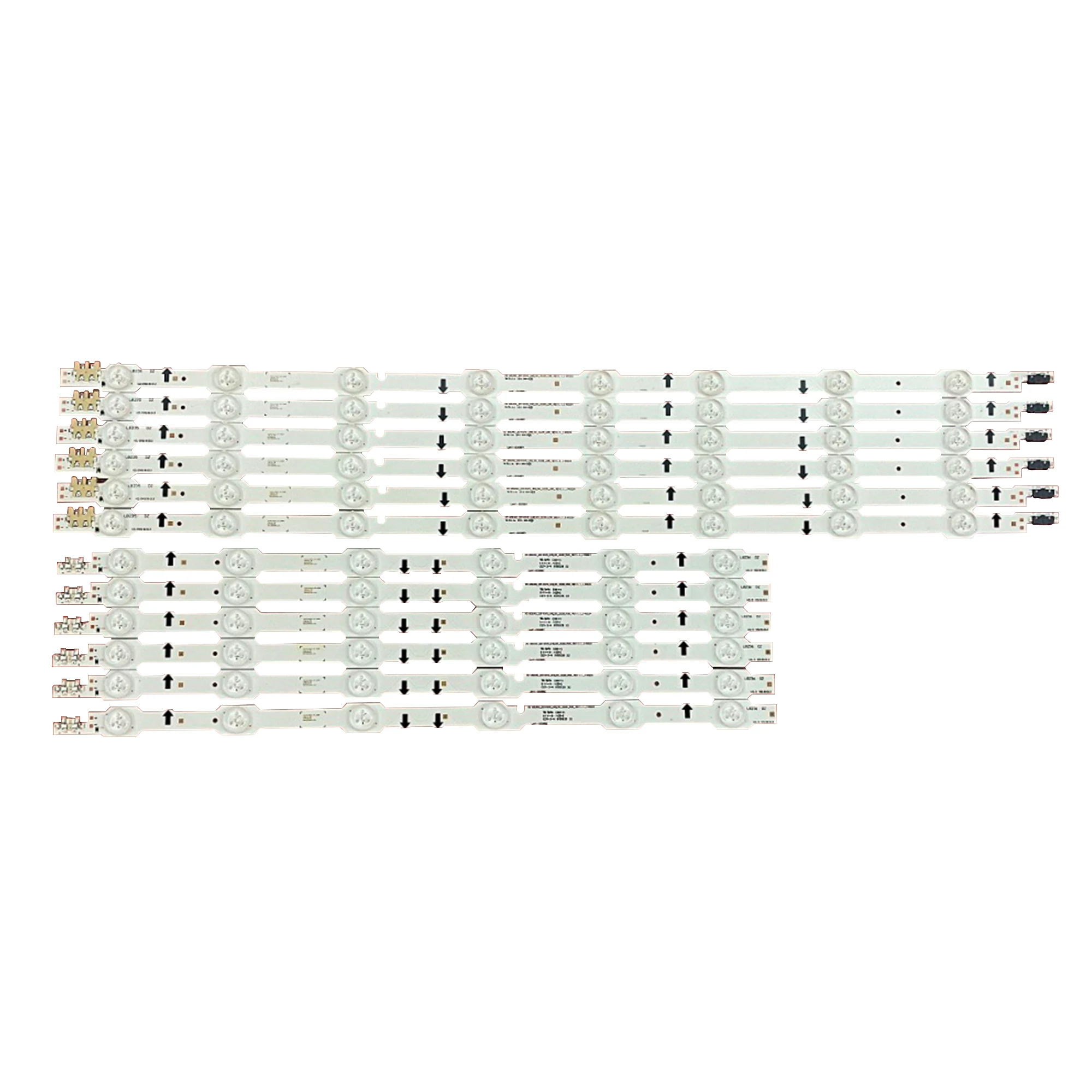 

12 PCS LED backlight strip for Samsung UE50HU6900 UN50HU6950F UE50HU7000 BN96-32178A 32179A DUGE-500DCA 500DCB-R3 2014SVS_UHD_50