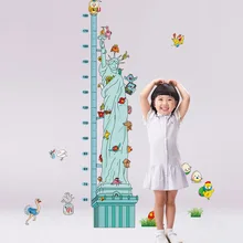 [] Mj8021 статуя Высота наклейки детская комната вход съемные настенные наклейки PV