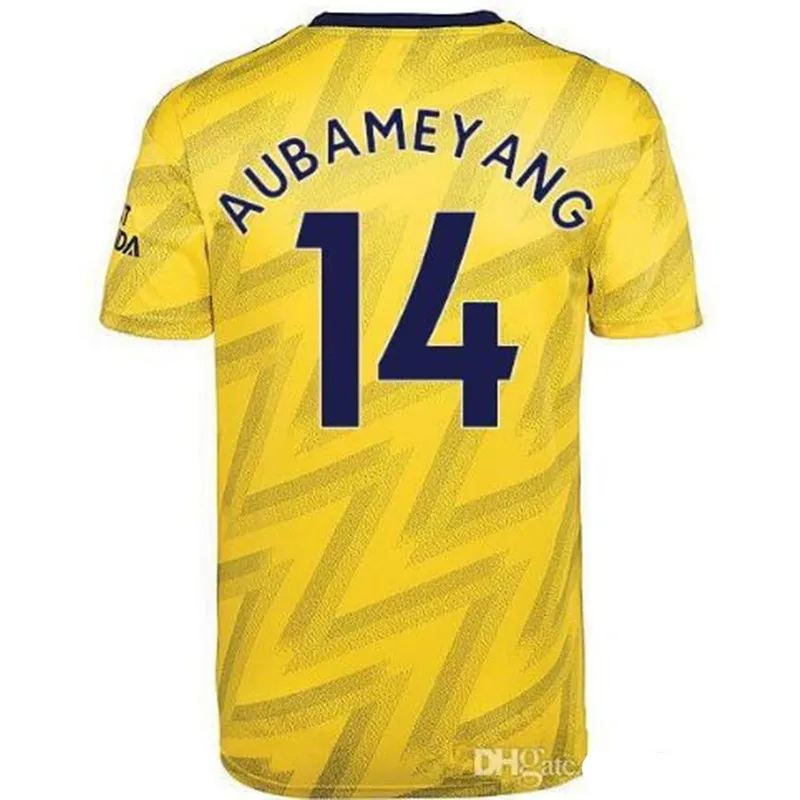 19/20, футбольная рубашка «Arsenal», OZIL, домашняя красная футбольная майка, желтая, LACAZETTE AUBAMEYANG, футболка с коротким рукавом - Цвет: shirt