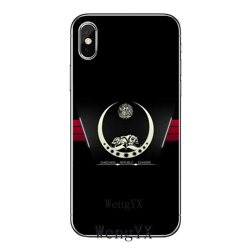 Чеченский флаг для iPhone XR X XS Max 8 7 6s 6 plus SE 5s 5c 5 iPod Touch аксессуары чехол для телефона - Цвет: Chechnya-flag-A-04