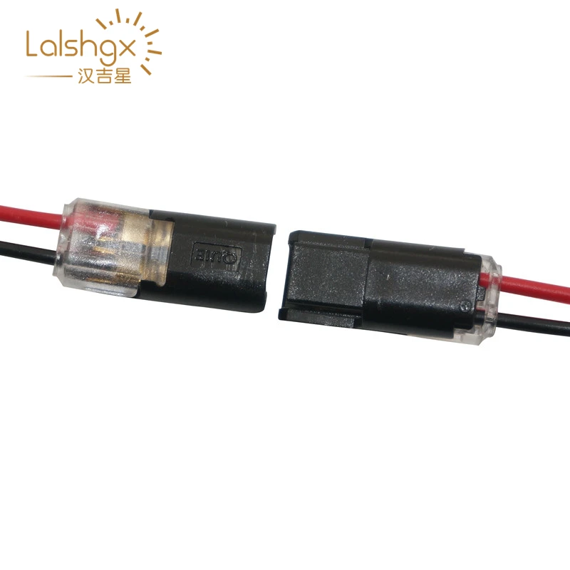 

2p Spring Connector wire with no welding no screws Quick Connector cable clamp Terminal Block 2 Way Easy Fit for led strip