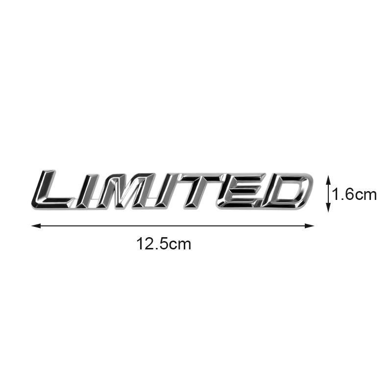 Аксессуары для автомобиля эмблема Limited значок 3D металлические отличительные знаки Наклейка для Toyota Highlander CAMRY Corolla Rav4 стайлинга автомобилей