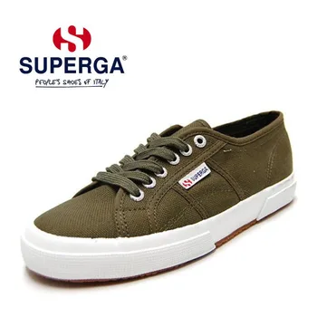 

SUPERGA 2750 Cotu Classic Green Women's Velcr Cosy Sneaker Shoes For Men 901 - 2019A126