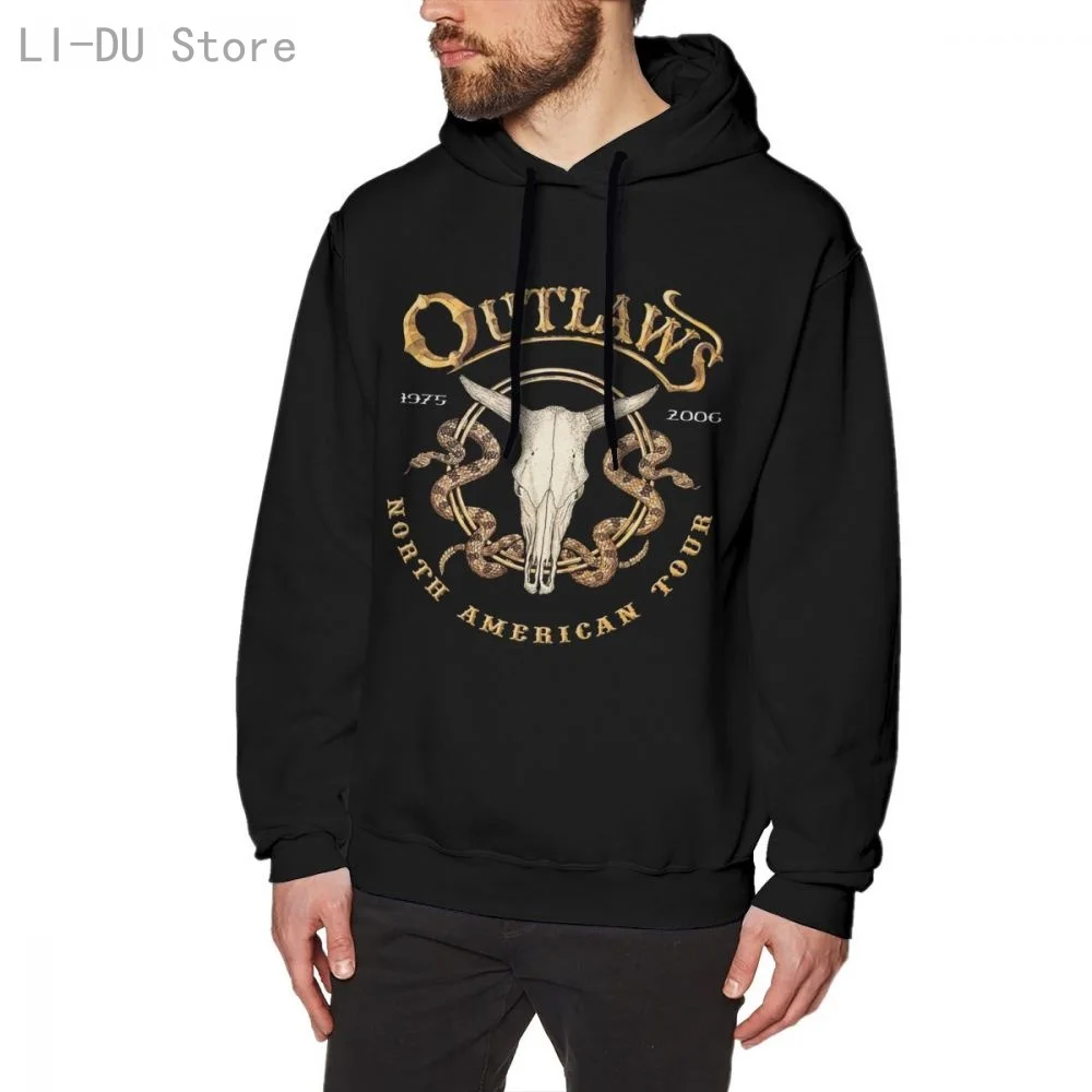 Новинка мужская толстовка с капюшоном группы The Outlaw South Rock | Мужская одежда