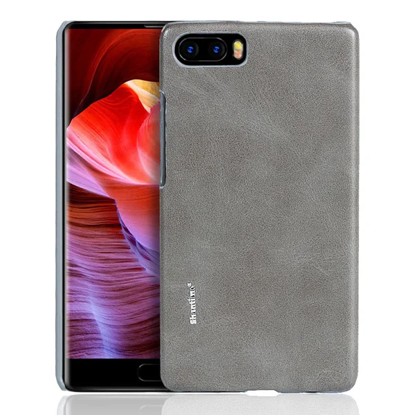 GRAY Роскошный Винтажный чехол из искусственной кожи для Bluboo S1, чехол для Bluboo S1, деловой чехол Bluboo, аксессуары - Цвет: GRAY