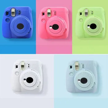 

For Polaroid Mini9mini8 Camera Case New Cute Jelly Color Camera Case Silicone Camera Case
