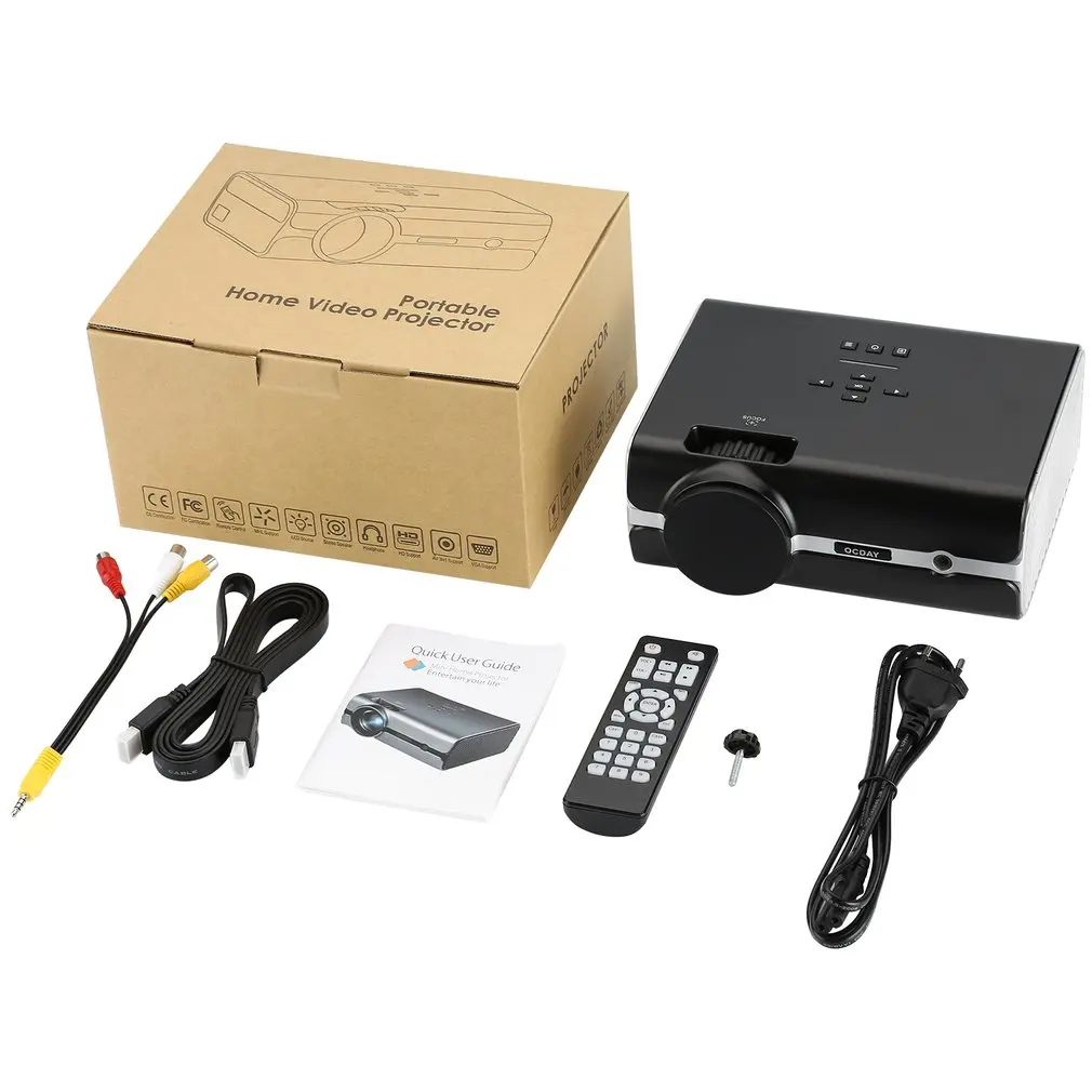 BL-45 4-inch LCD Projector 1080P Screen USB Portable Mini Home Theater Cinema | Компьютеры и офис