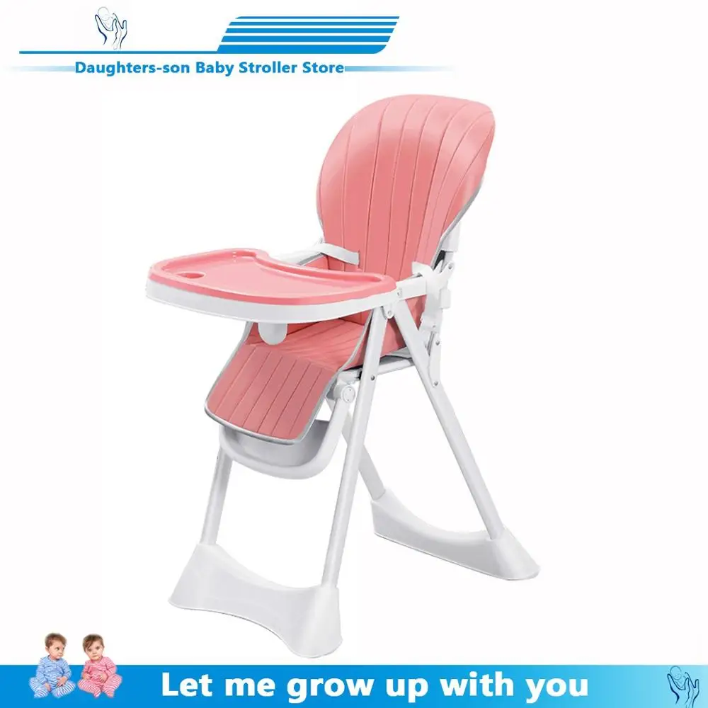 

portable baby seat baby dinner table multifunction adjustable folding chairs for children Russian free shipping PU