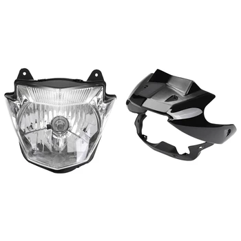 

Motorcycle Front Head Light for Yamaha Ybr 125 & Motorcycle Windshield Panel Headlight Fairing for Yamaha YBR 125