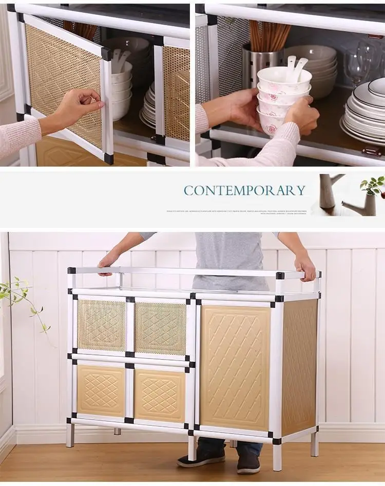 Mobiliario Comedores Bestek Lade Sideboard Dolap Kaplama из алюминиевого сплава кухонная мебель Mueble Cocina шкаф