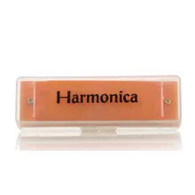 

Translucent 10 Holes Harmonica Mouth Organ Blues Key Of C For Beginner Kid Gift Children's Beginner Great Gift Plastic Harmonic