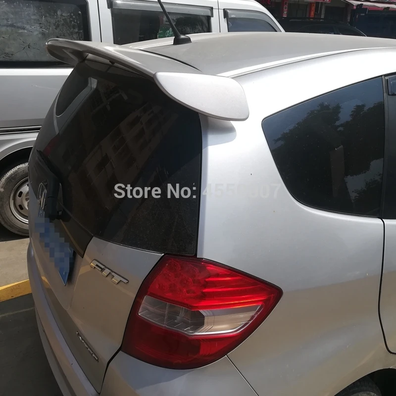 Спойлер для Honda Jazz Fit высококачественный АБС пластик праймер на заднее крыло