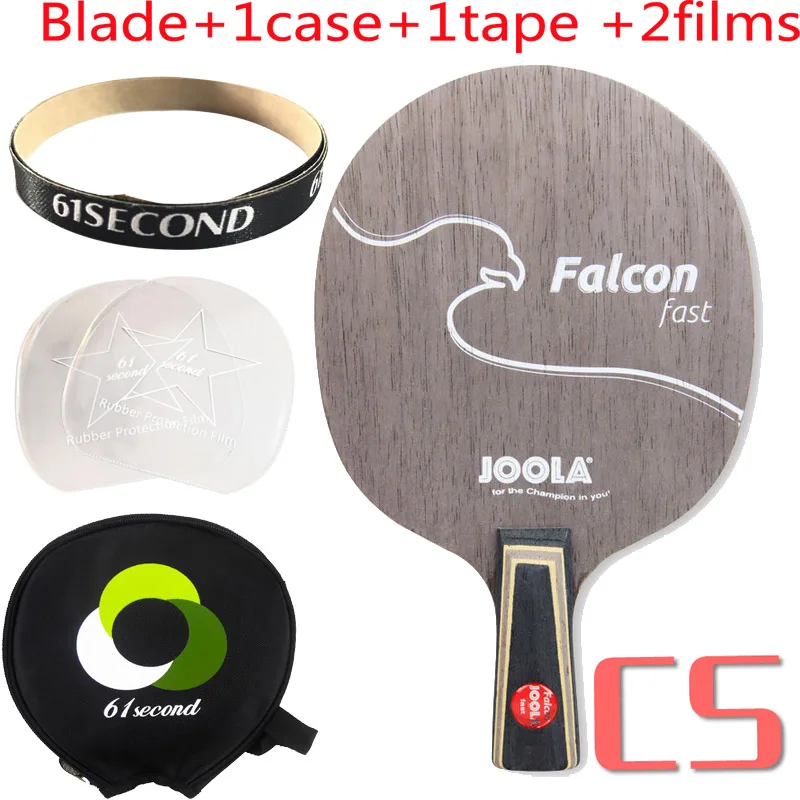 CS with 1 case Joola FALCON FAST(7 деревянная древесина) Настольный теннис лезвие ракетка для Пинг-Понга Летучая мышь весло - Цвет: CS with 1 case