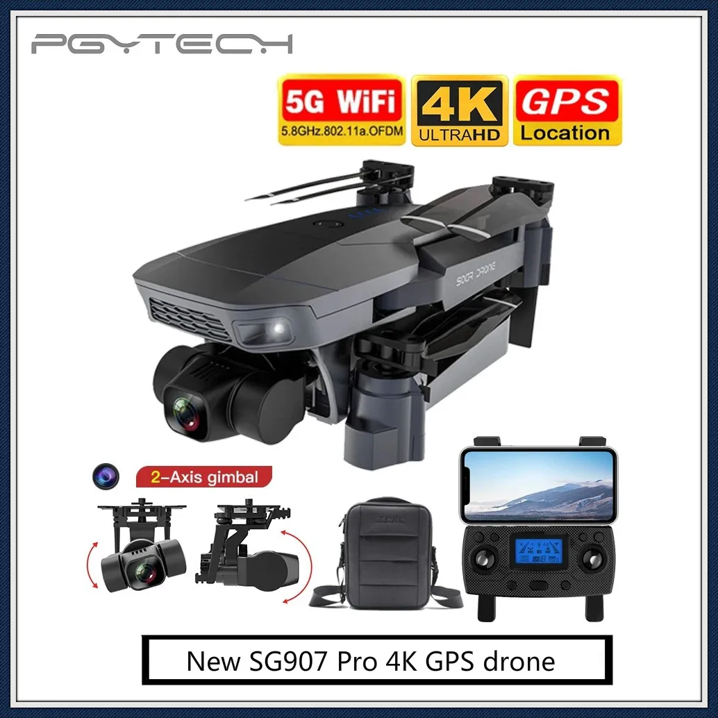 Новый SG907 Pro 4K GPS Дрон с разрешением HD широкоугольная камера 5G WI-FI передачи