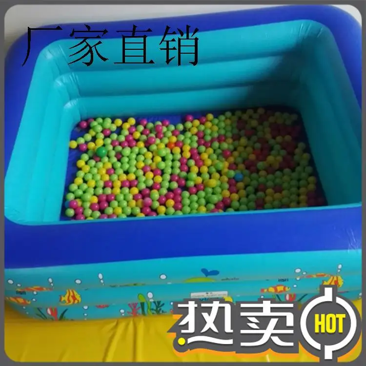 

Oversized 130cm Pool Inflatable Environmentally Friendly PVC Water Tank Tub Multilayer Infants Pool