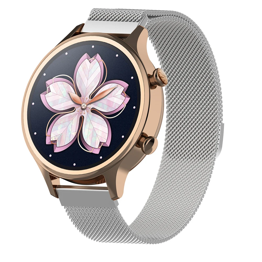 Металлический браслет для Tic Watch C2, магнитный Миланский ремешок для часов 18 мм, 20 мм, ремешок для Ticwatch C2, ремешок на запястье