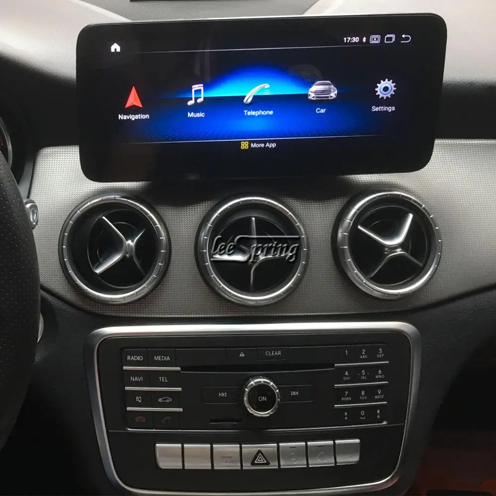 10,25 дюймовый автомобильный мультимедийный плеер для Mercedes Benz CLA C117 X117(NTG4.5-) Автомобильный gps-навигатор Android 9,0
