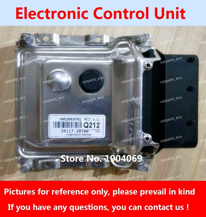 For Hyundai Kia Elantra Landau Rena Rio car engine computer board/ME17.9.11/17.9.11.1 ECU/39113-2B550/39117-2BBA3/37117-2B700
