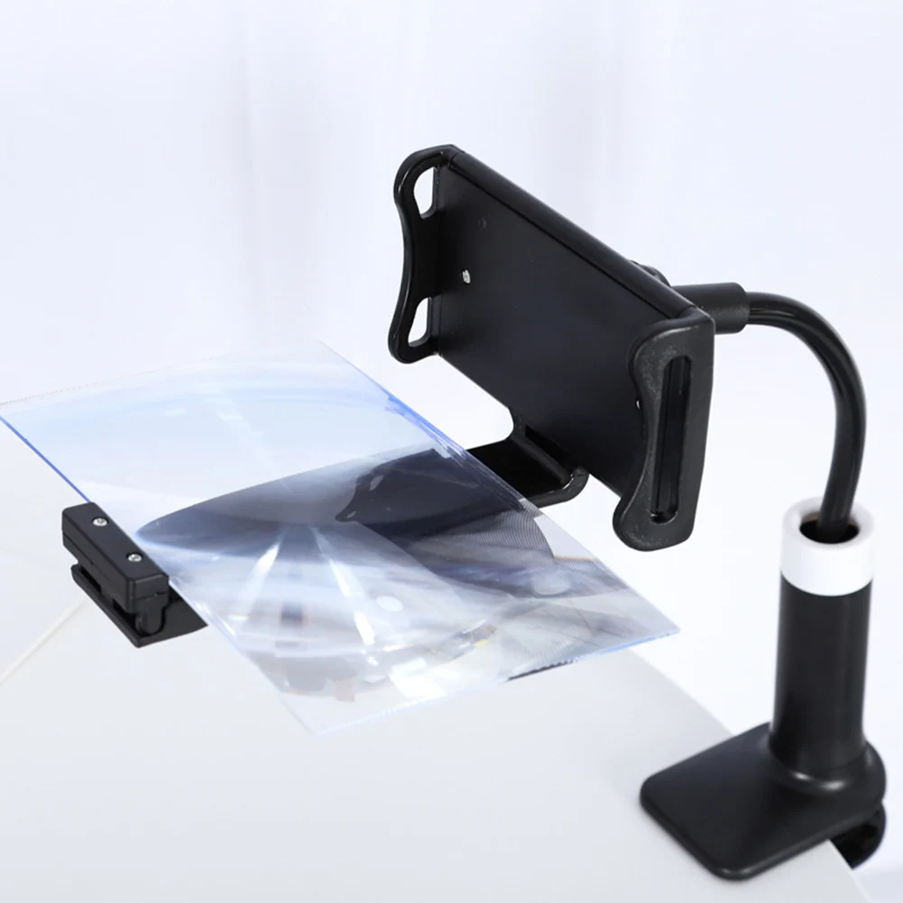 Mobile Phone HD Projection Bracket Screen Magnifier 360 Degree Adjustable for Home Office 3D HD Pho