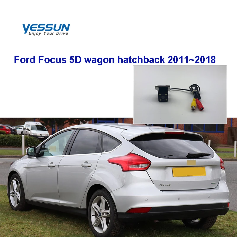 Камера заднего вида Yessun для ford focus mk3 2011 2012 2013 2014 Focus 5D wagon hatchback ~ 2018 Автомобильная