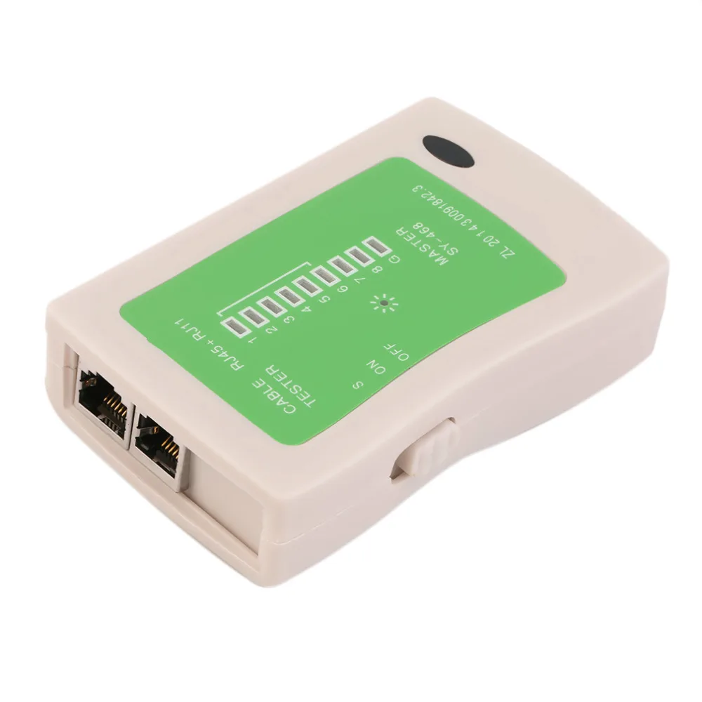 Лидер продаж Профессиональный RJ45 RJ11 RJ12 CAT5 модульный коннектор для неэкранированной витой сети LAN кабель USB, тестер детектор средство для Удаленной Проверки сетевое оборудование инструмент
