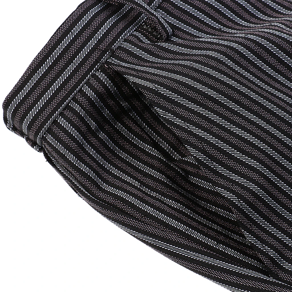 Mens Womens Chef Uniforms Baggy Pants Trousers 2 Pockets Restaurant Kitchen Uniform Cook Trousers Elastic Waist M-4XLStripe
