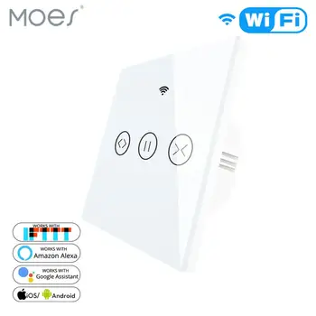 

Wifi smart curtain blind switch for tuya motorized electric shutter roller curtain works with alexa eco google smart home
