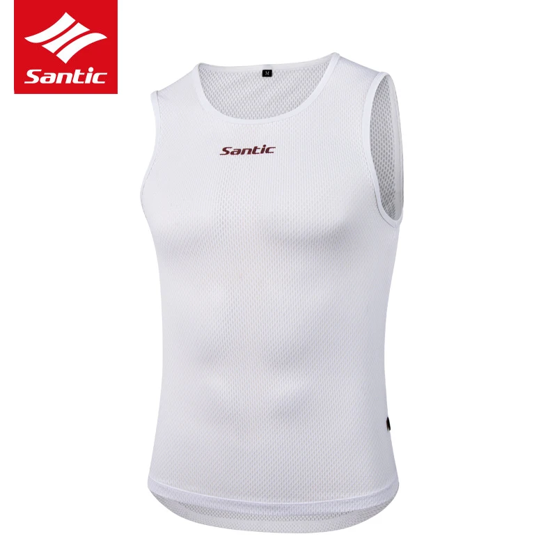 Santic Cycling Vest Winter Keep Dry Men MTB Road Bike Bicycle Vest Mesh