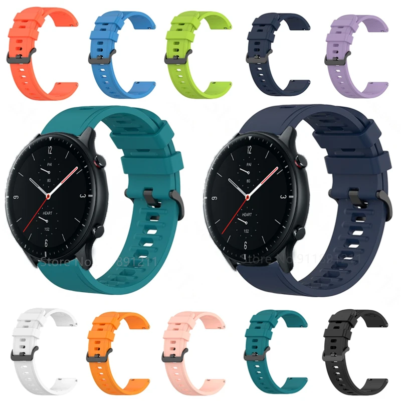 

Soft Silicone Band For Huami Amazfit GTR2 47MM 42MM / Bip U Pro / GTS 2 Mini Sport Bracelet For Amazfit GTR 2 2e Watch Strap