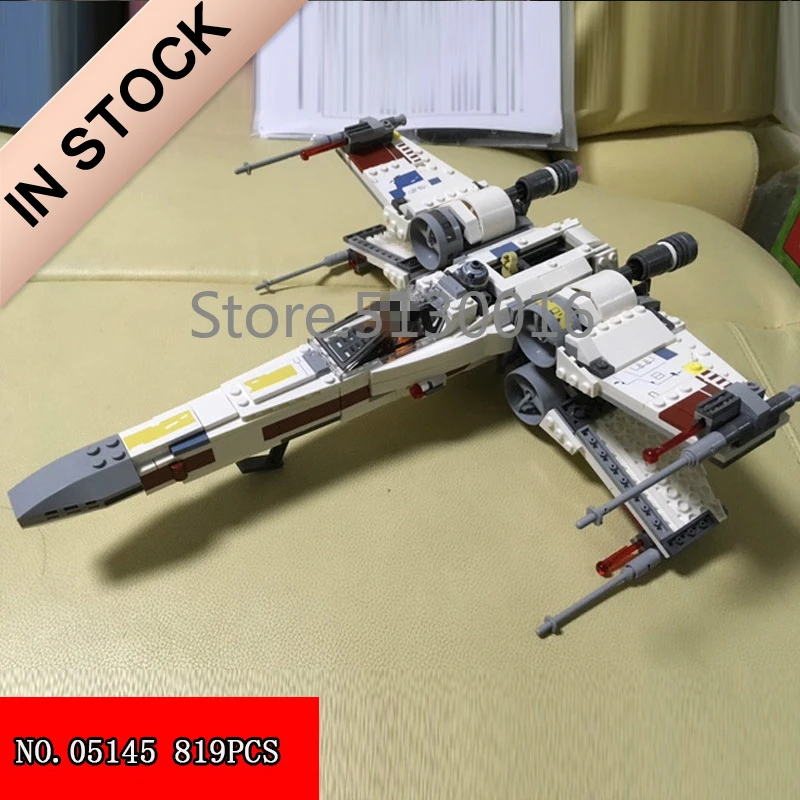 

In stock 05145 Star Series Wars Poe's X-Wing Fighter Interstellar 75218 Blocks 819pcs Building Blocks Bricks Kids Toys