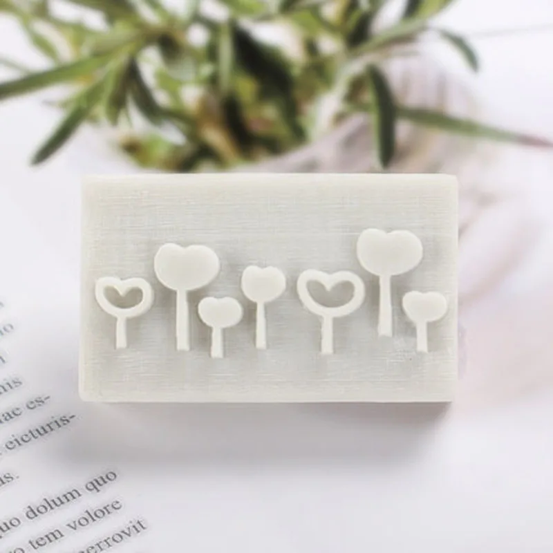 Handmade Soap Stamp, Plant, Flower, Grass, Tree Pattern, Handmade Soap Stamp, Clear DIY, Natural Acrylic, Soap Making Chapter