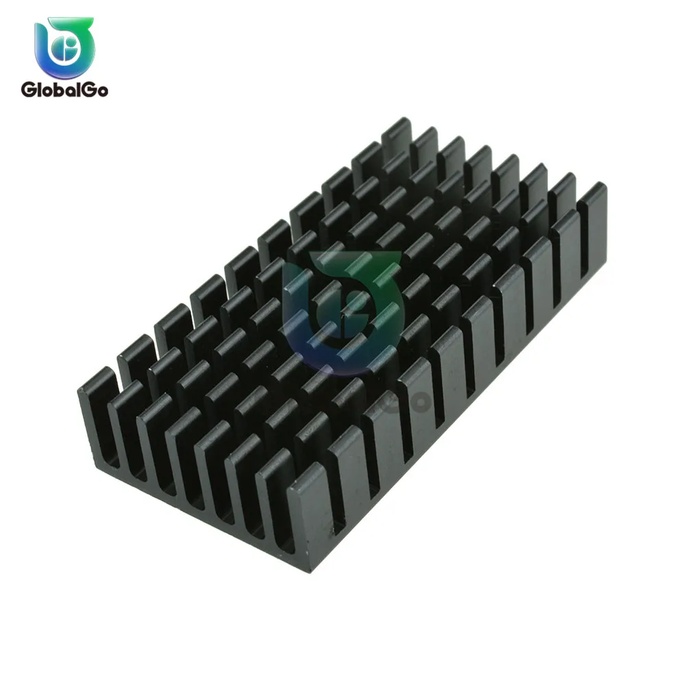 40 x 40 x 11 millimetri di alluminio del dissipatore di calore del dissipatore di calore di raffreddamento per chip IC LED transistor ILS 4 PEZZI