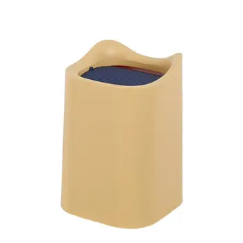 

Cute Mini Trash Can Garbage Can Storage Basket Storage Rack Garbage Mini flip trash can Trash Pack Collector