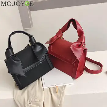

Fashion PU Leather Women Shoulder Messenger Top-handle Bag Solid Color Crossbody Handbags Ladies Elegant Shopping Purse