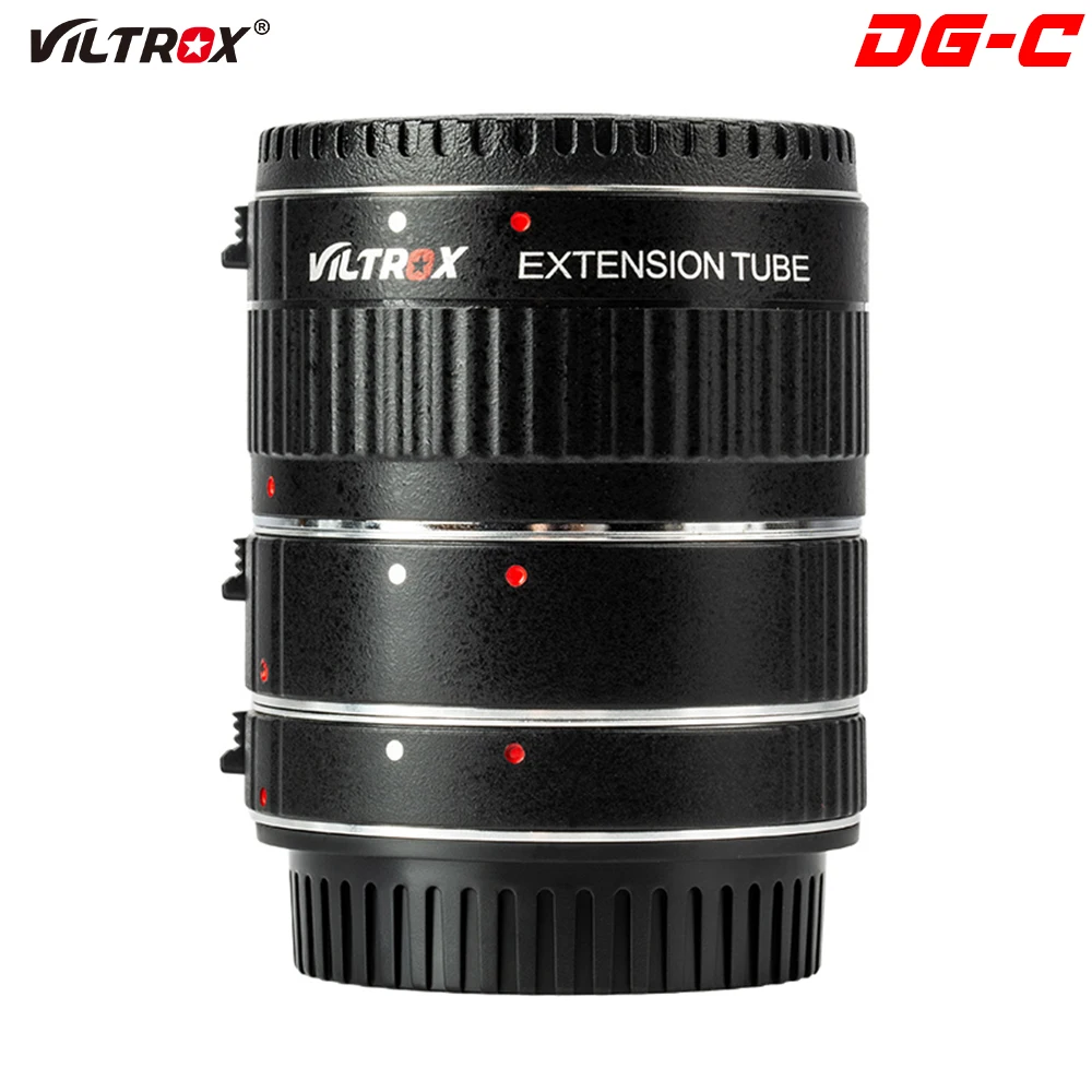 Viltrox DG-C Lens Adapter Ring Mount Auto Focus AF Macro Extension Tube Lens Adapter for Canon EOS camera Mark 850D 77D 60D 7DII
