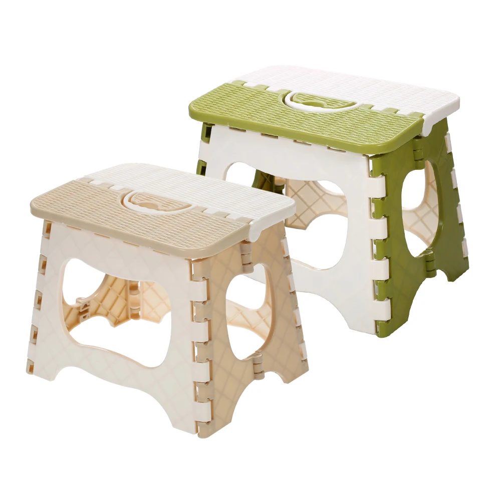 

Hot Plastic Folding Step Stool Portable Folding Chair Small Bench for Children Use for Bedroom Dorm And Outdoor Traveling Fishin