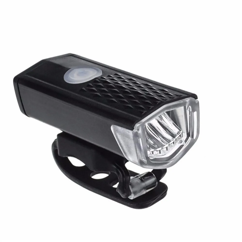 Best USB Rechargeable LED Bike Bicycle Cycling Front Light Headlihgt Lamp Torch PC ABS 30-50Meters At Night  Li-Poly Battery  #PEX 5