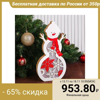 

Illuminated decor "Big Snowman"