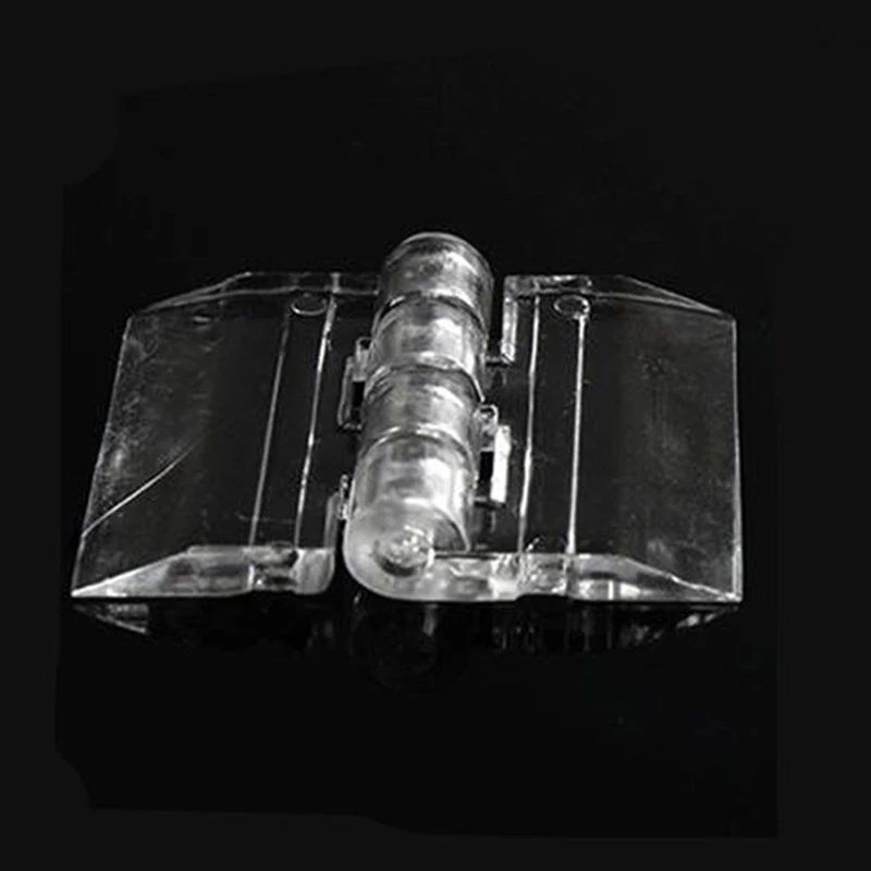 Acrylic Folding Hinges 10pcs 4 Sizes 25mm*33mm 30mm*33mm 45mm*38mm 65mm*42mm Clear Transparent Plexiglass