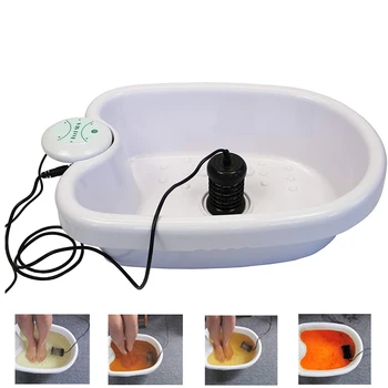 

Ionic Detox Device Anti Stress Foot Bath Cleanse Bucket Foot Spa with Basin 100 Liners and Two Round Arrays (Black Array Combo)