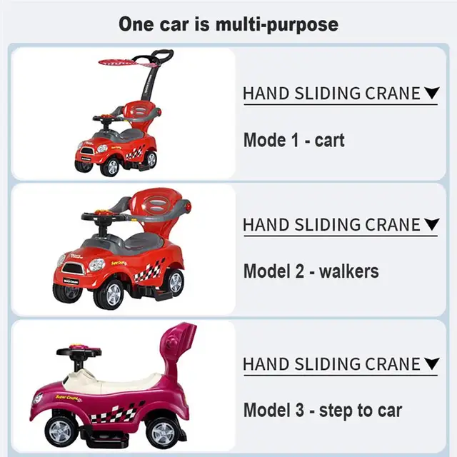 Children'S Scooter Hand-Pushed Slippery Car With Music Baby Twist Car Kids'S Ride-On Toys Walker Tricycles For Children 1-3 Gift 5