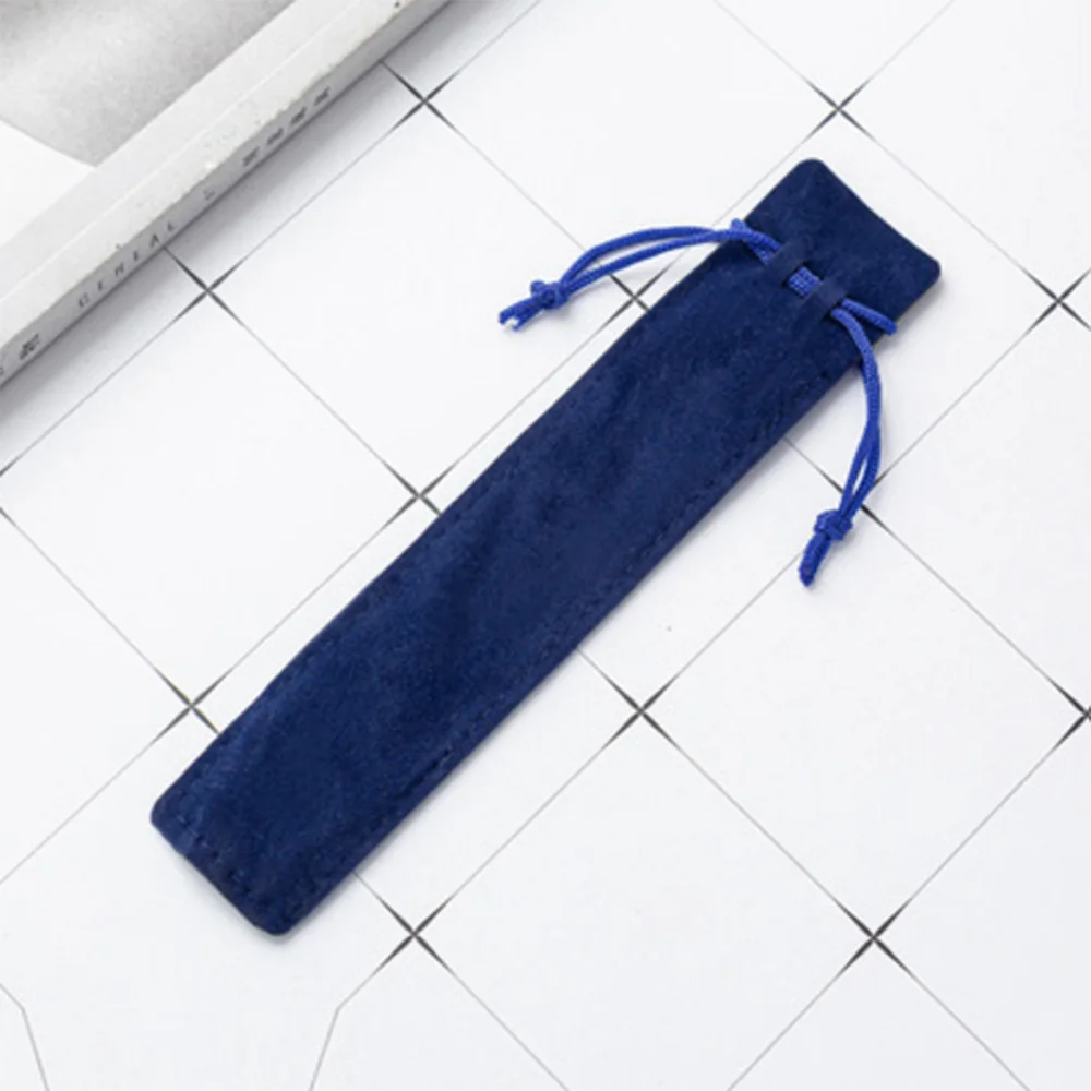 벨벳 볼펜 파우치 개별 연필 가방, 만년필 선물 스트랩, 다발 가방, 볼펜 소프트 케이스, 공짜 프로모션, 로트 10 개