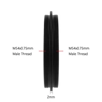 StarDikor M54 to M54 M54X0.75 Male Thread to M54X0.75 Male Thread Telescope Adapter Ring Aluminium Alloy Metal 2