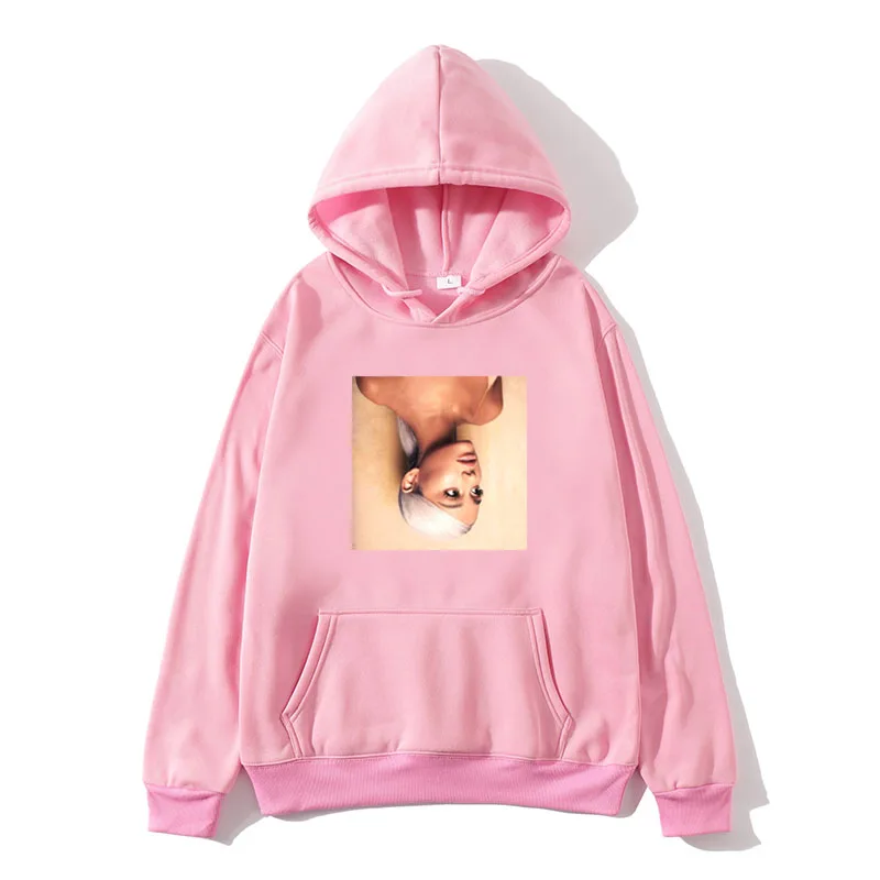 Толстовка с капюшоном FADUN TOMMY Kawaii Ariana Grande Gedrukt толстовка Lange Mouw Vrouwen/Mannen хит продаж