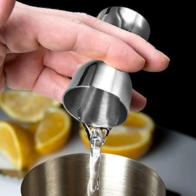 Stainles Steel Bar Jigger 1/2Oz,Cocktail Jigger Measuring Cups Jigger 1Oz 2Oz