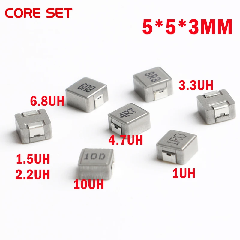 50 шт SMD Силовые индукторы 0530 1UH 2.2UH 3.3UH 4.7UH 6.8UH 10UH чип индуктор 5*5*3 1R0 2R2 3R3 4R7 6R8 100 |