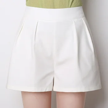 

Women Summer 2020 New Candy Color Gray Emptied Skinny Shorts Casual Lady Elastic Waist Beach