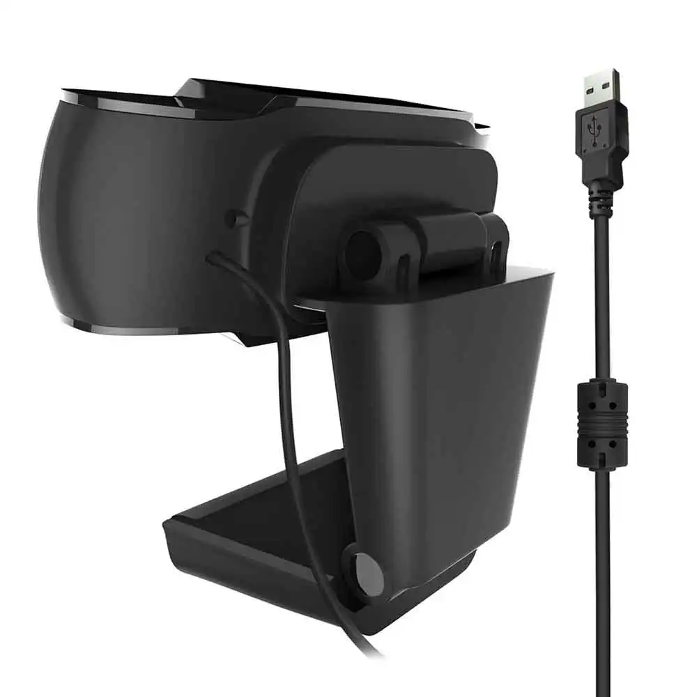 HXSJ S80 HD веб-камера вращающийся 1080P Компьютерная камера Запись видеозвонков со звукопоглощающим микрофоном клип на стиле для ПК